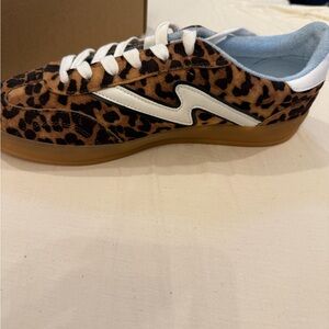 Madden Girl Leopard Print Athletic Shoes